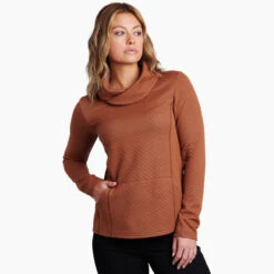 KUHL Women's Athena Pullover -Gear Head Outfitters 4214 Athena Pullover Copper Front e8b97c77 8ad0 4b63 8185 49240c0c77cf
