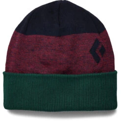 Black Diamond Levels Beanie -Gear Head Outfitters 723026 9415 LEVELS BEANIE Dark Crimson Indigo 01