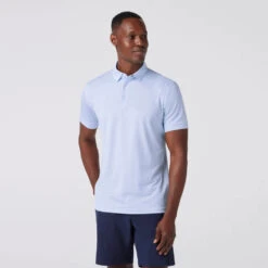 Men's Versa Polo -Gear Head Outfitters M Versa SS Polo 0982 Light Blue White Stripe 5c4d2589 2f3e 4c82 89bf 85ecece490b9